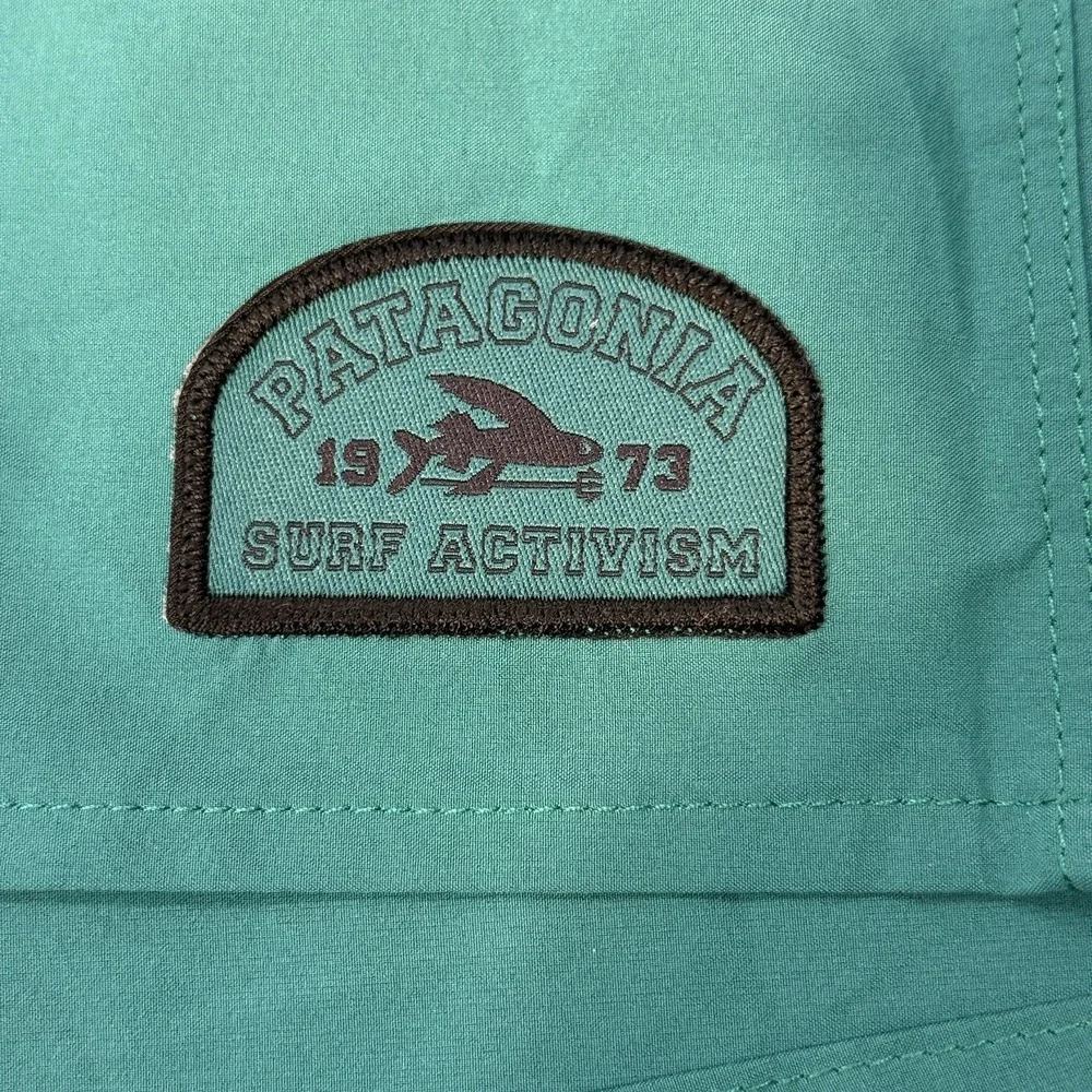 Patagonia Hydro Series Board Shorts Men's 2XL Teal Green Beachwear Surfing